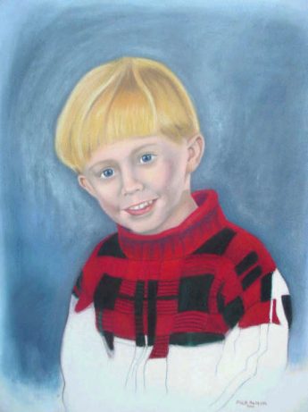 "Potrait" - Pastel on paper - 30 x 22" - (2006)