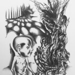 "Reconcile" stone lithograph